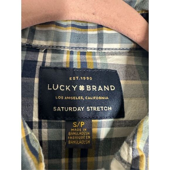 Lucky Brand Mens Saturday Stretch Western Pearl Snap Long Sleeve Shirt Size SP - Picture 3 of 14